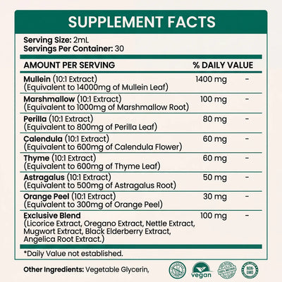 Super Concentrated Mullein Leaf Exctract